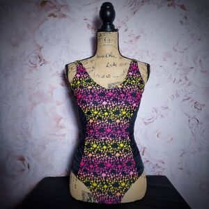 Classic Tropical One Piece Bathing Suit